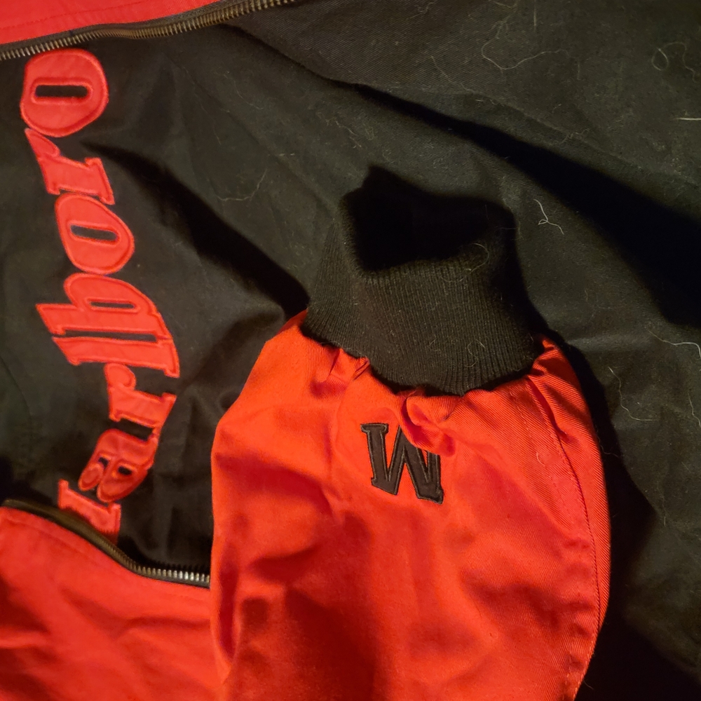 Marlboro Performance Jacket Red Black Water-Resistant